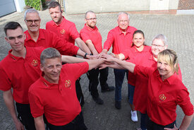 Ein Foto vom Team